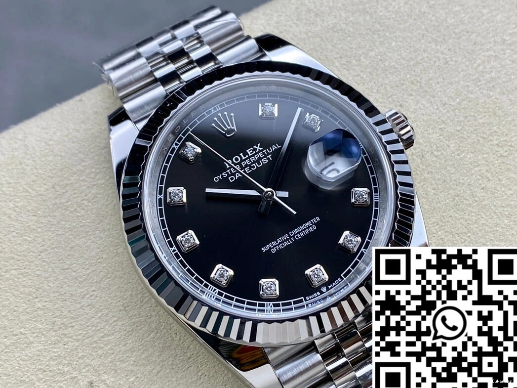 Datejust Factory M126334-0012 Dial Clean Black Rolex 0329